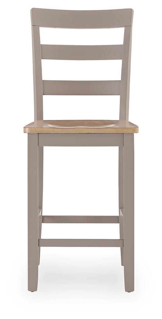 Harperfeld - Barstool (Set of 2) - Natural / Gray image 4