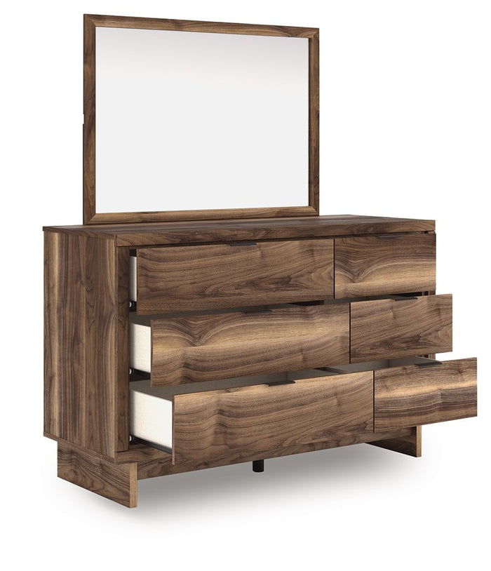 Chirason - Dresser And Mirror - Brown image 3