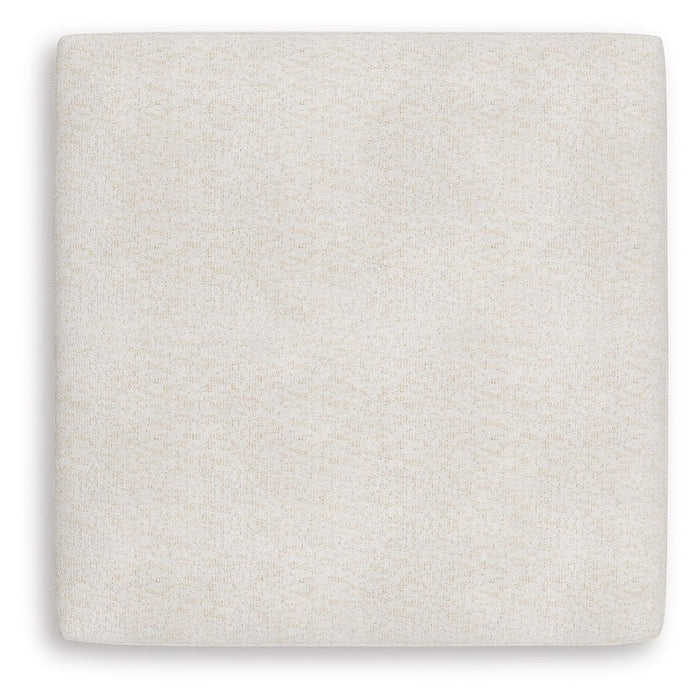 Donelson Creek - Oversized Accent Ottoman - Vanilla image 2