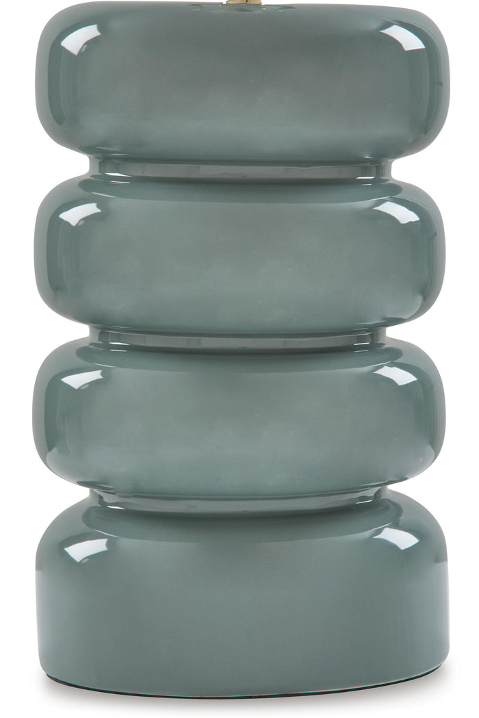 Clayard - Ceramic Table Lamp - Gray Blue image 4