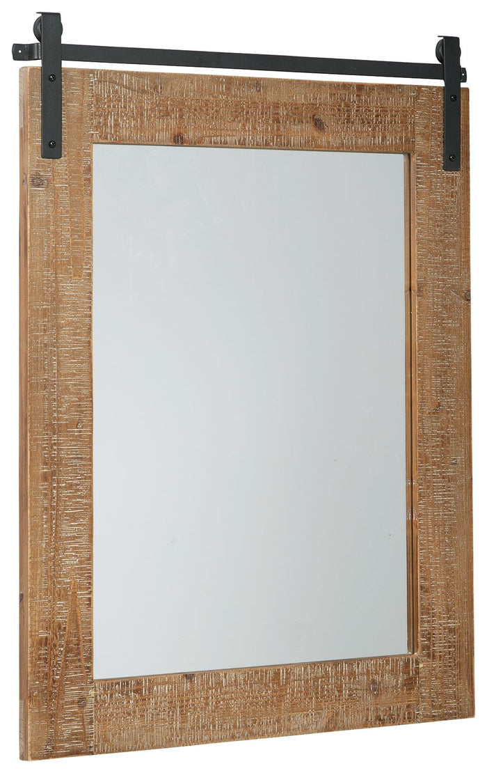 Lanie - Accent Mirror - Antique Brown image 1