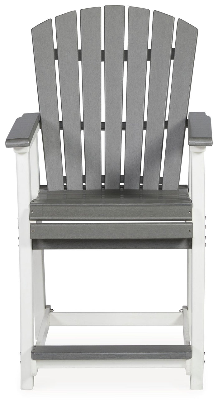Transville - Barstool (Set of 2) - Gray / White image 2