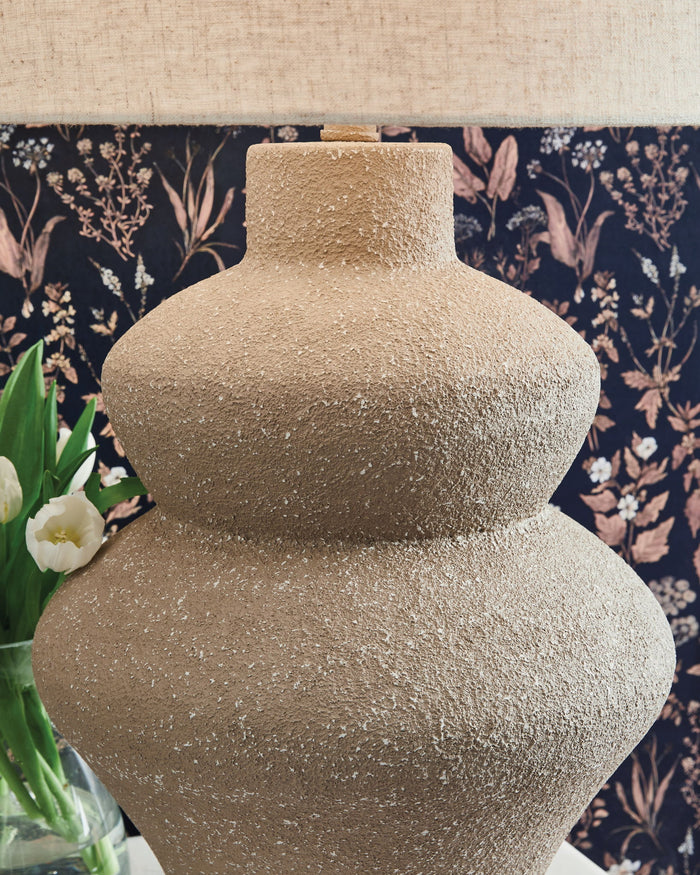 Jossleigh - Metal Table Lamp - Beige image 3