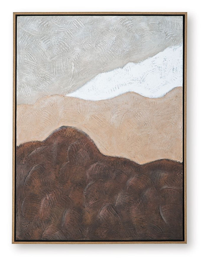 Fanthorne - Wall Art - Tan / Brown / White image 1