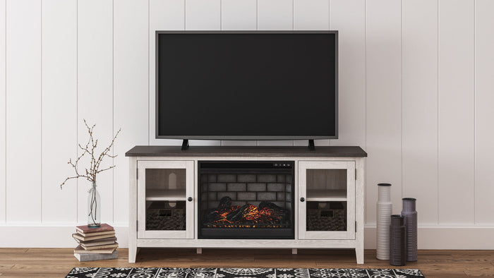 Dorrinson - TV Stand With Fireplace Insert image 4