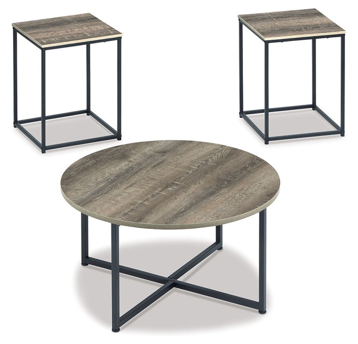 Wadeworth - Occasional Table Set (Set of 3) - Brown / Beige image 1