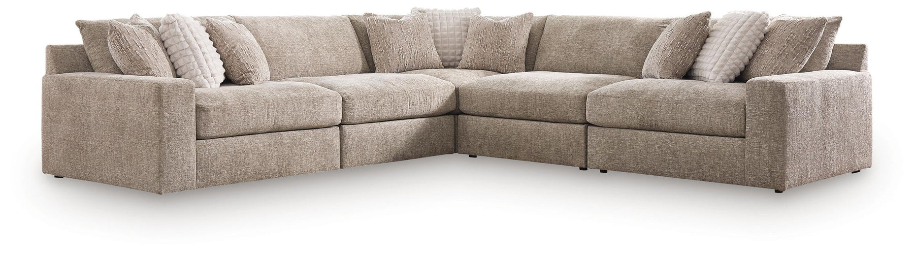 Light Brown / 5 Pc. Sectional