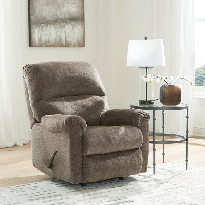 Stonemeade - Rocker Recliner - Fabric - Nutmeg image 3