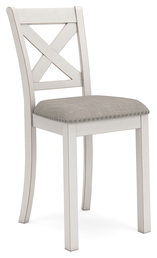 Robbinsdale - Upholstered Barstool (Set of 2) - Antique White image 2
