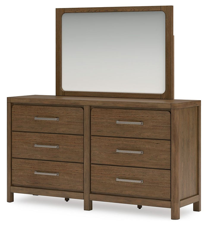 Cabalynn - Dresser And Mirror - Light Brown image 2