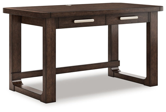 Breckington - Home Office Desk - Dark Brown image 1