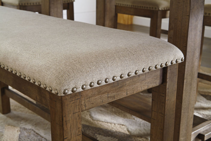Moriville - Double UPH Bench  - Beige image 2