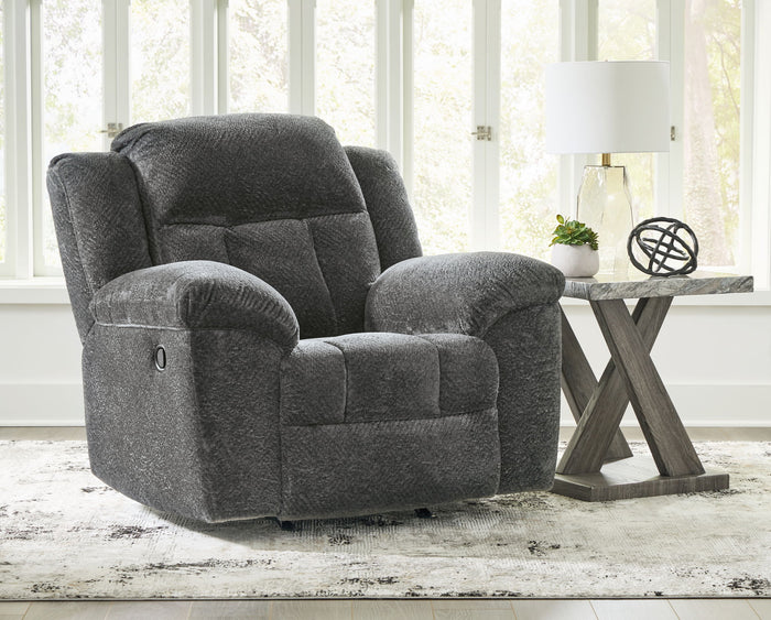Frohn - Rocker Recliner - Fabric - Graphite image 4