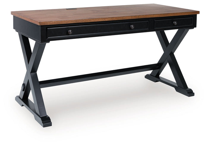 Wildenauer - Home Office Desk - Brown / Black image 1