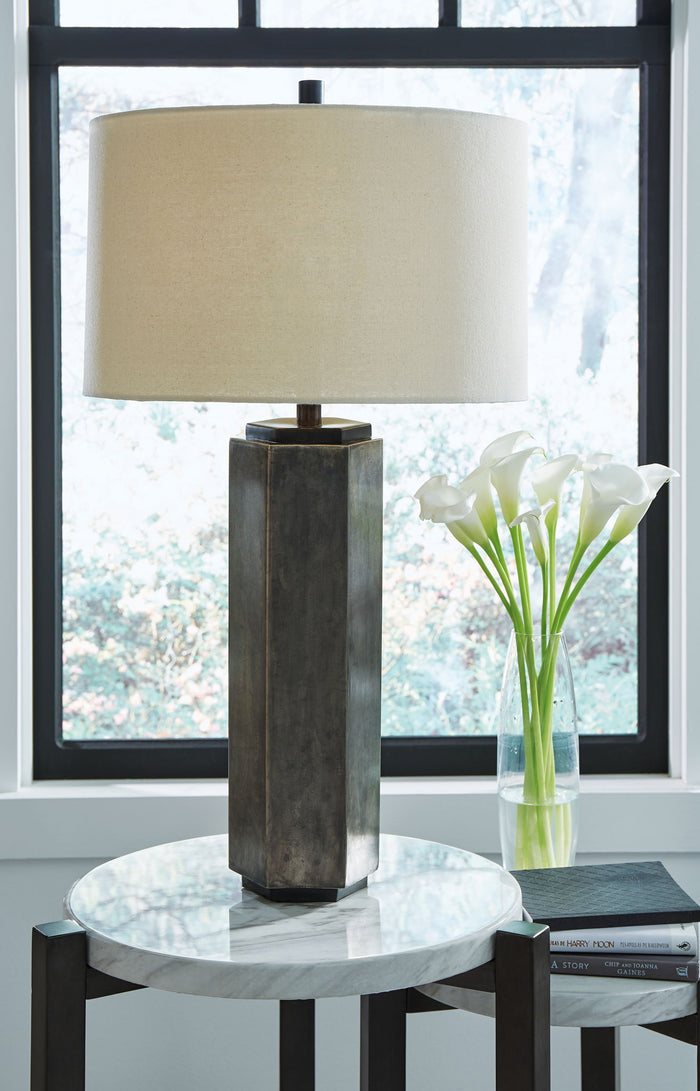 Dirkton - Metal Table Lamp  - Antique Pewter Finish image 3