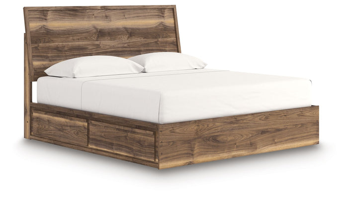 Chirason - Panel Bed With Storage image 1