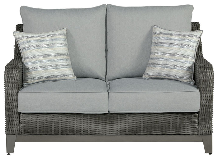 Elite Park - Loveseat w/Cushion - Gray image 2