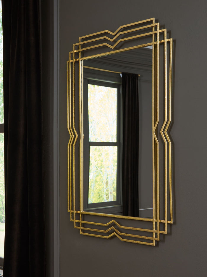 Claybrook - Accent Mirror - Gold Finish image 4