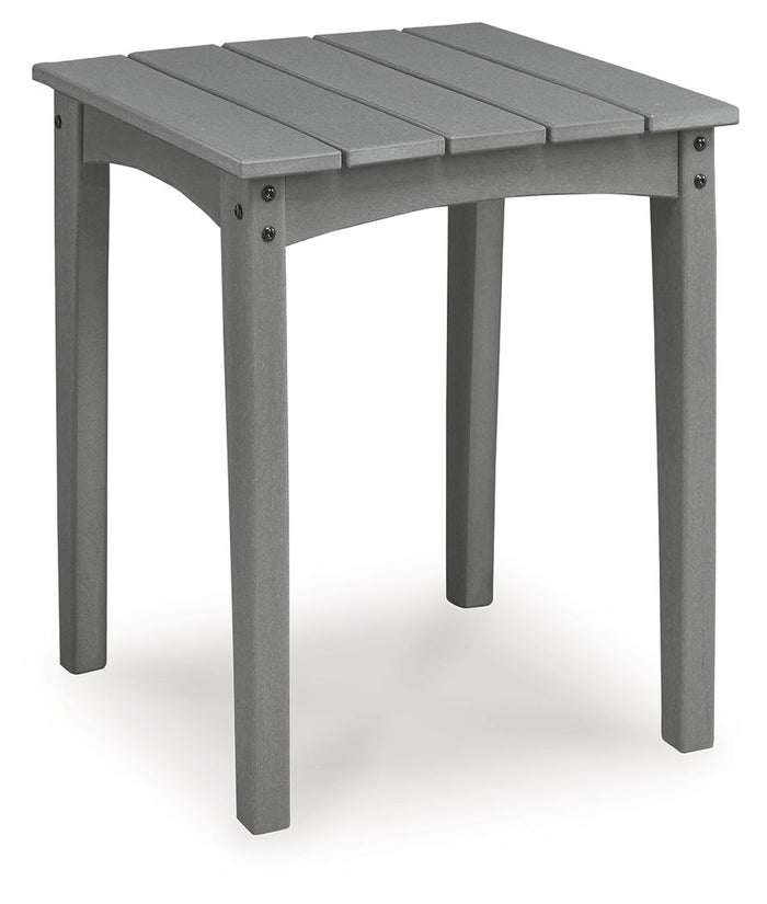 Cove Beach - Square End Table - Gray image 1