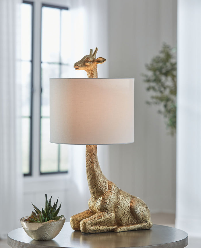 Ferrison - Poly Table Lamp - Gold Finish image 3