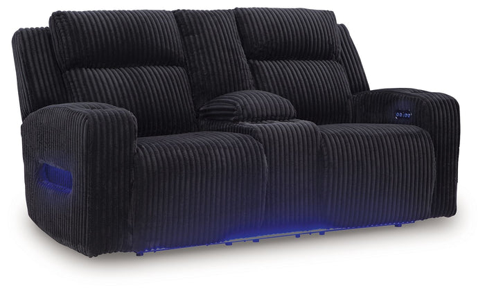 Forest Lake - Power Reclining Loveseat With Console / Adj Headrest image 1