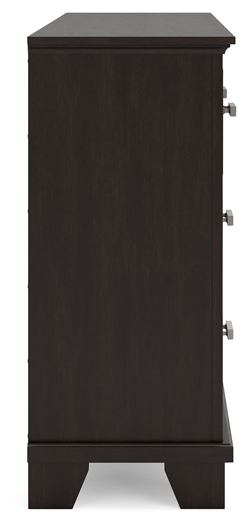 Covetown - Dresser - Dark Brown image 3