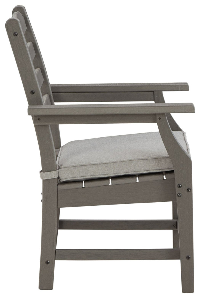 Visola - Arm Chair With Cushion (Set of 2) - Gray image 2