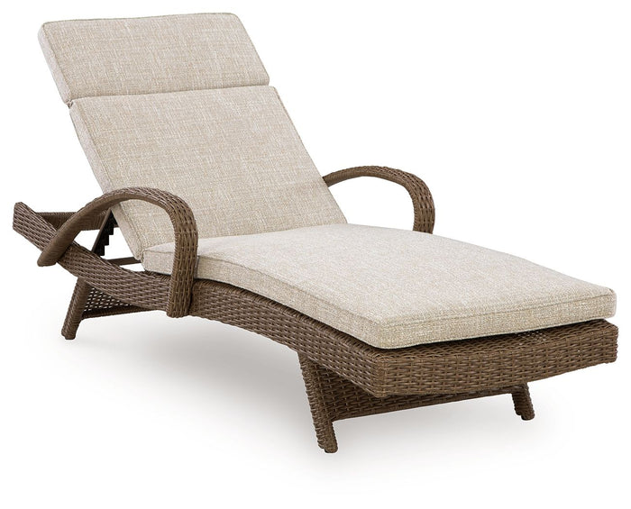 Laguna Heights - Chaise Lounge With Cushion - Beige image 1