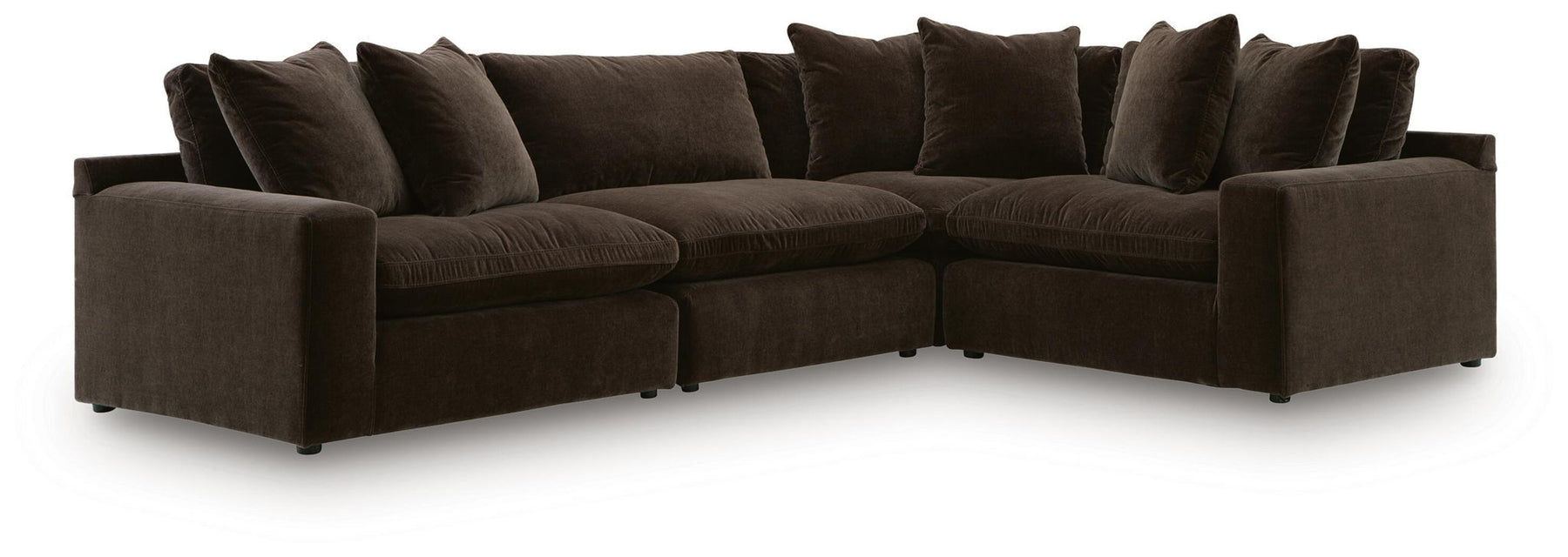 Dark Brown / 4 Pc. Sectional