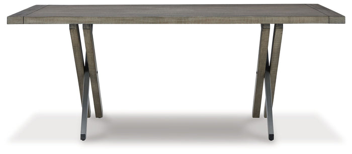 Krystanza - Rectangular Dining Room Table - Weathered Gray image 2