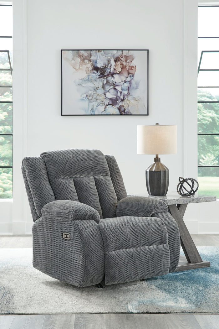 Observation - Power Rocker Recliner - Steel image 4