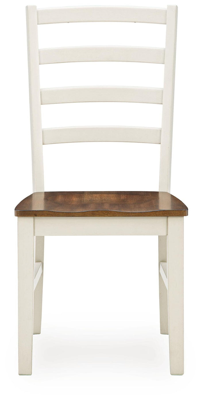 Brinfern - Dining Room Side Chair (Set of 2) - Brown / Antique White image 3