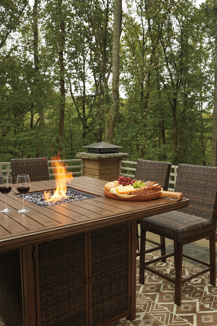 Paradise Trail - Outdoor Fire Pit Table Set image 6