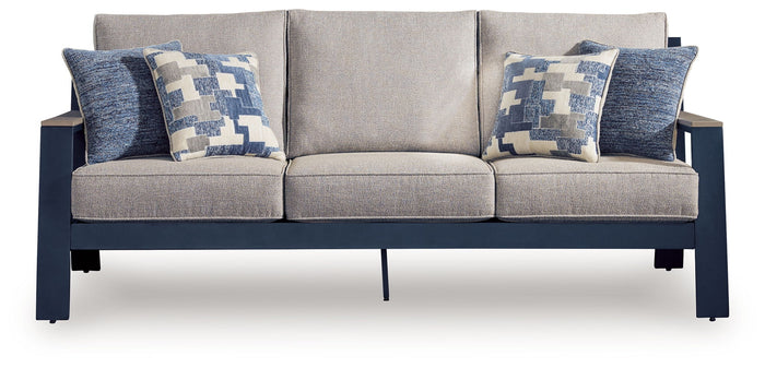 East Beach - Sofa With Cushion - Blue image 3