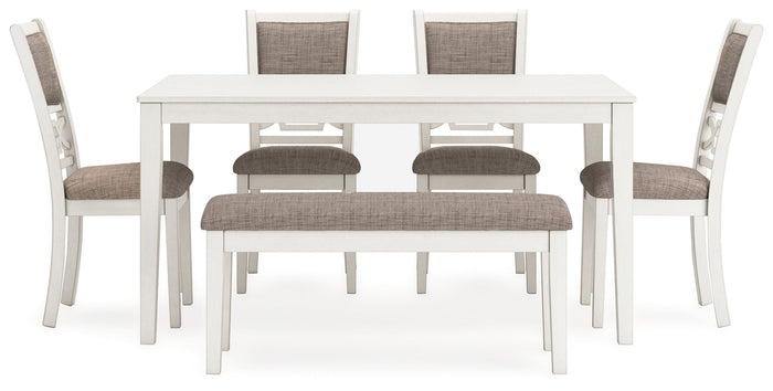 Erinberg - Dining Room Table Set (Set of 6) - Antique White image 3