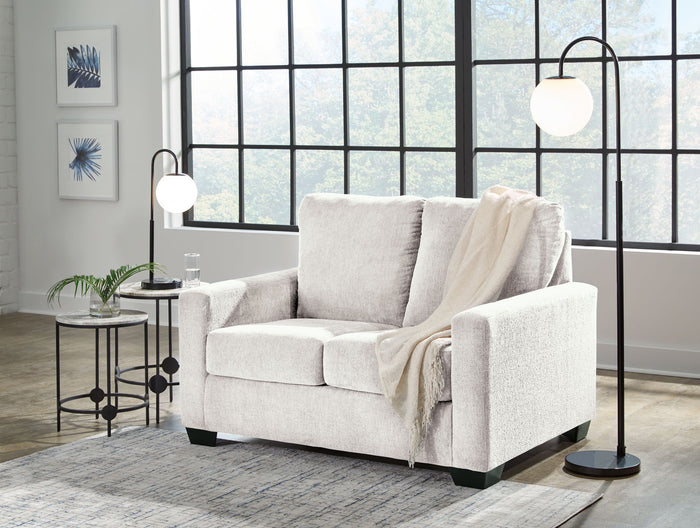 Rannis - Twin Sofa Sleeper - Fabric - Snow image 4
