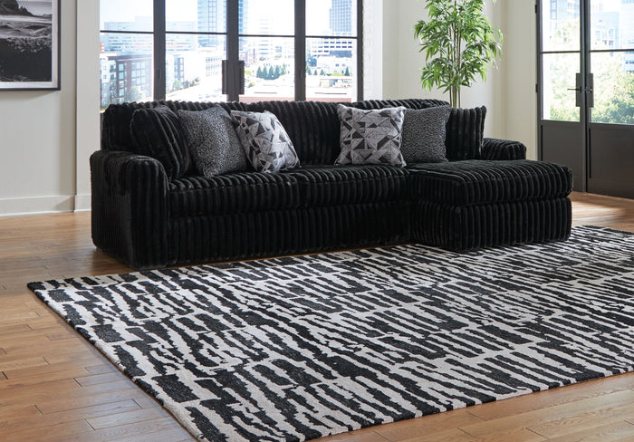 Midnight-Madness - 4 Piece Sectional Set image 8