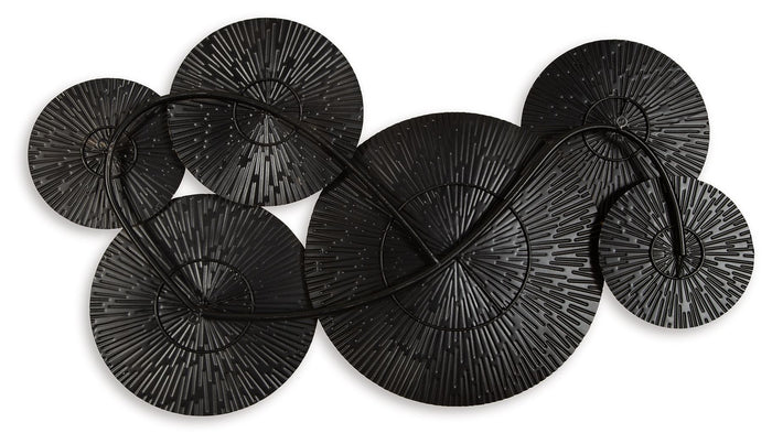 Rhetlen - Wall Decor - Black / Gold Finish image 2