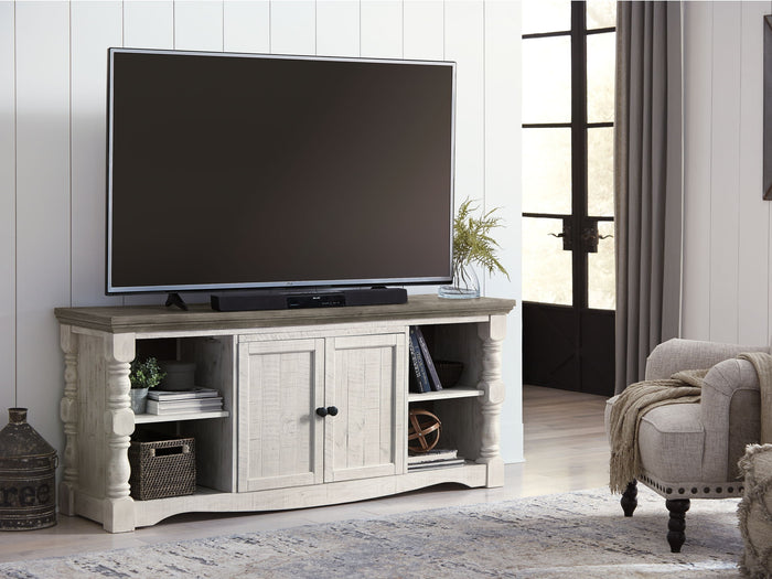 Havalance - Extra Large TV Stand - 2 Doors - Brown / Beige image 2