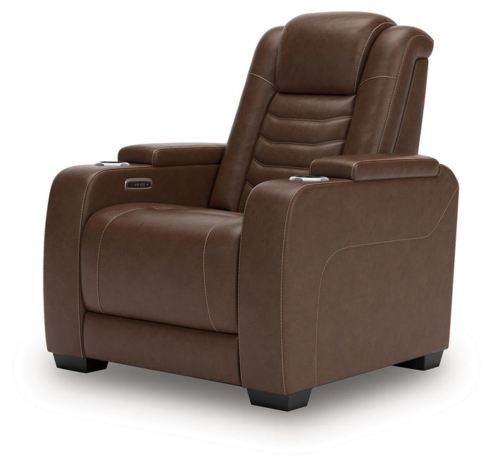 High Impact - Power Recliner / Adj Headrest - Tobacco image 4