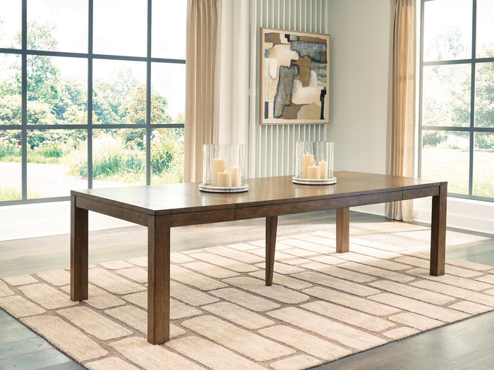 Marxmore - Rectangular Dining Room Butterfly Extension Table - Brown image 3