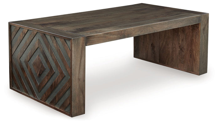 Dreggan - Rectangular Cocktail Table - Brown image 1