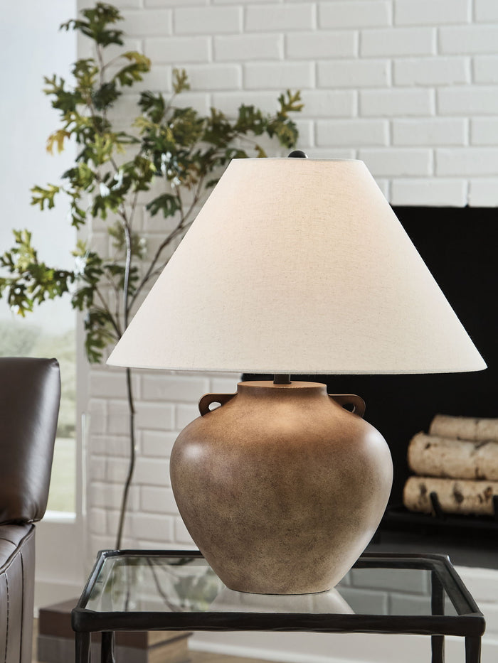 Ferrilby - Poly Table Lamp - Antique Beige image 3