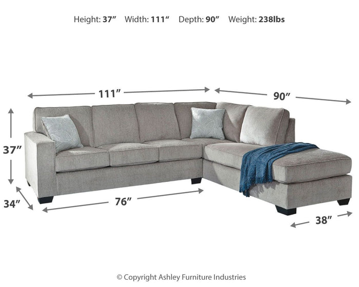 Altari - Sectional With Chaise image 7