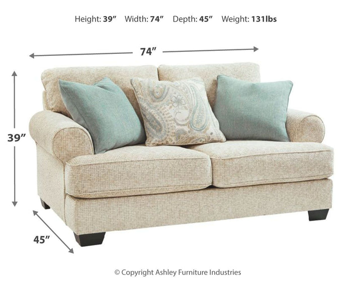 Monaghan - Loveseat - Sandstone image 2