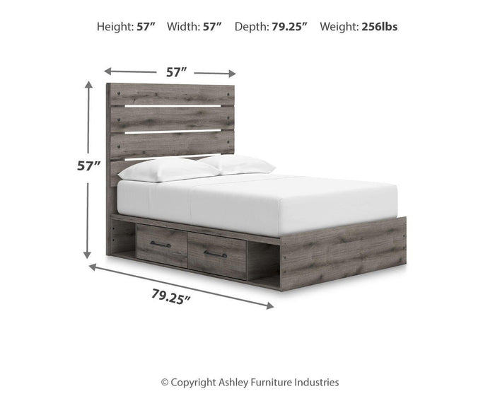 Graystorm - Panel Bed With Storage image 3
