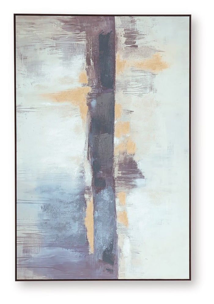 Gatesford - Wall Art - Blue / White / Tan image 3