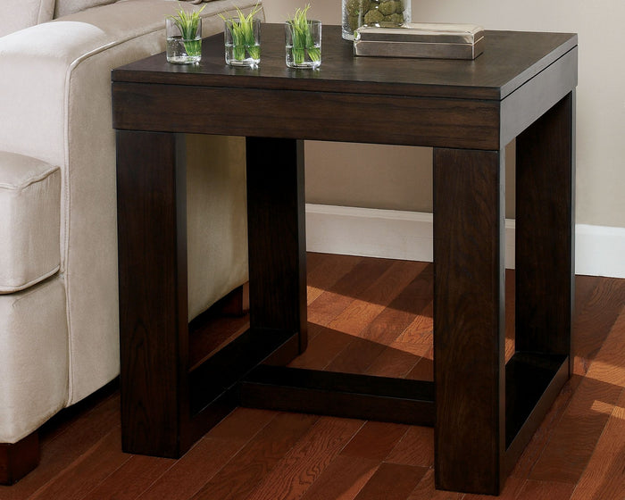 Watson - Square End Table - Dark Brown image 4