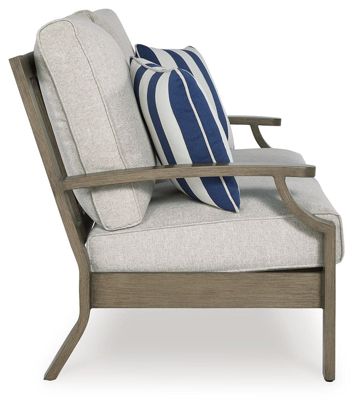 Rainier Ranch - Loveseat With Cushion - Brown / Beige image 4