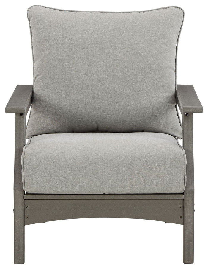 Visola - Lounge Chair w/Cushion (Set of 2) - Gray image 4